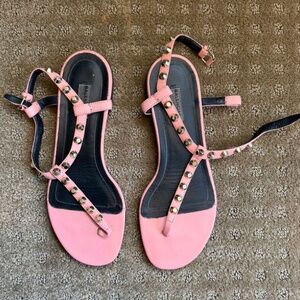 Balenciaga - Pink & Gold Studded Women's Shoe